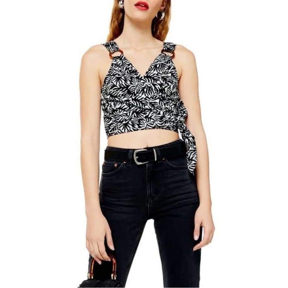 TopShop wrap top, size:4